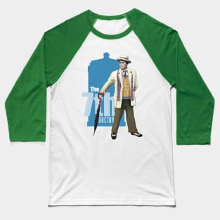 The 7th Doctor: Sylvester McCoy Baseball T-Shirt